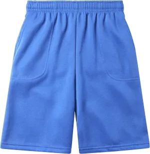 MA CROIX Essentials Mens Premium Brushed Sweat Shorts Lightweight Fleece Elastic Gym Loungewear