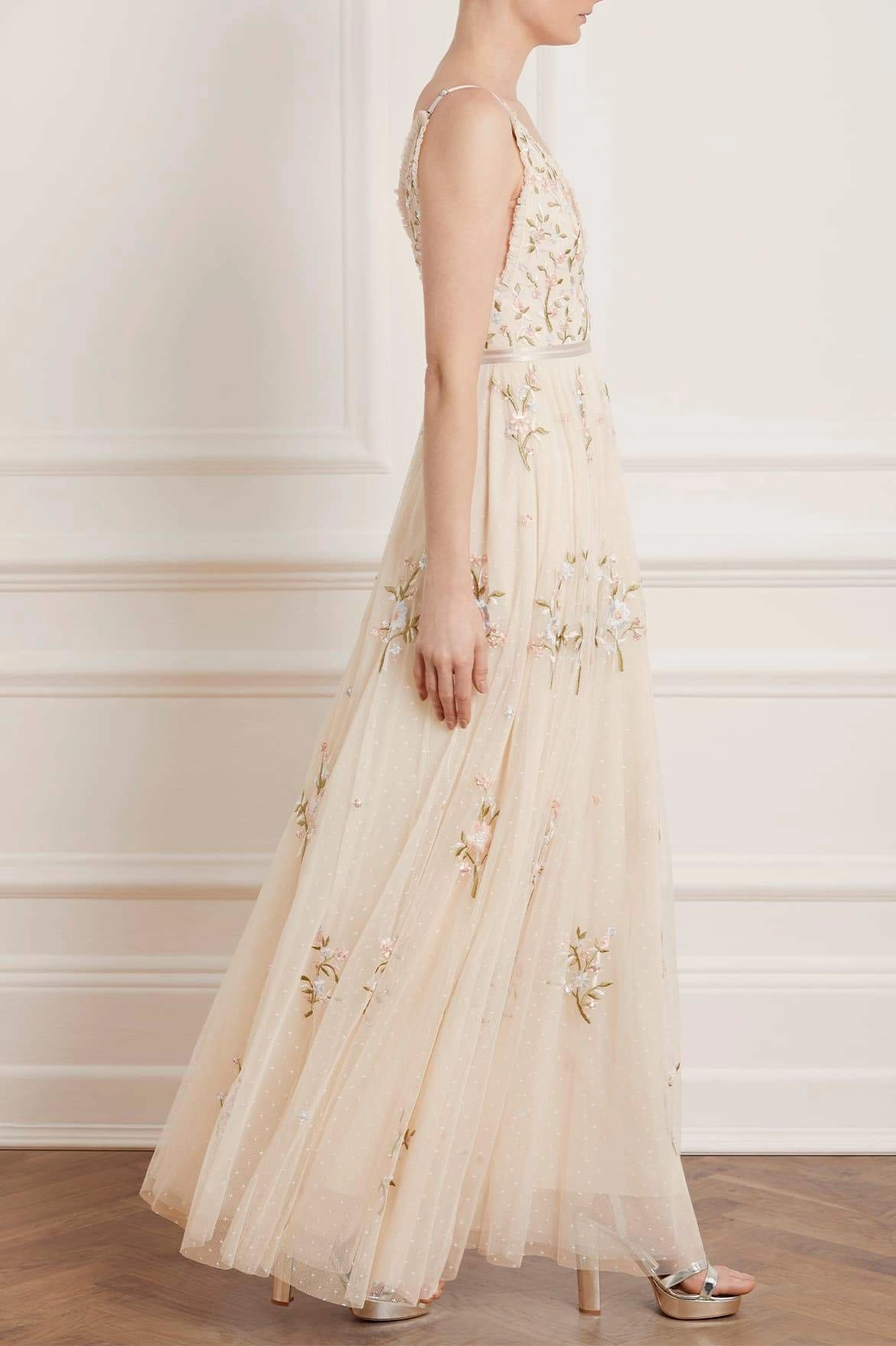 Relaxed-fit gown Bare Arm Petunia Gown