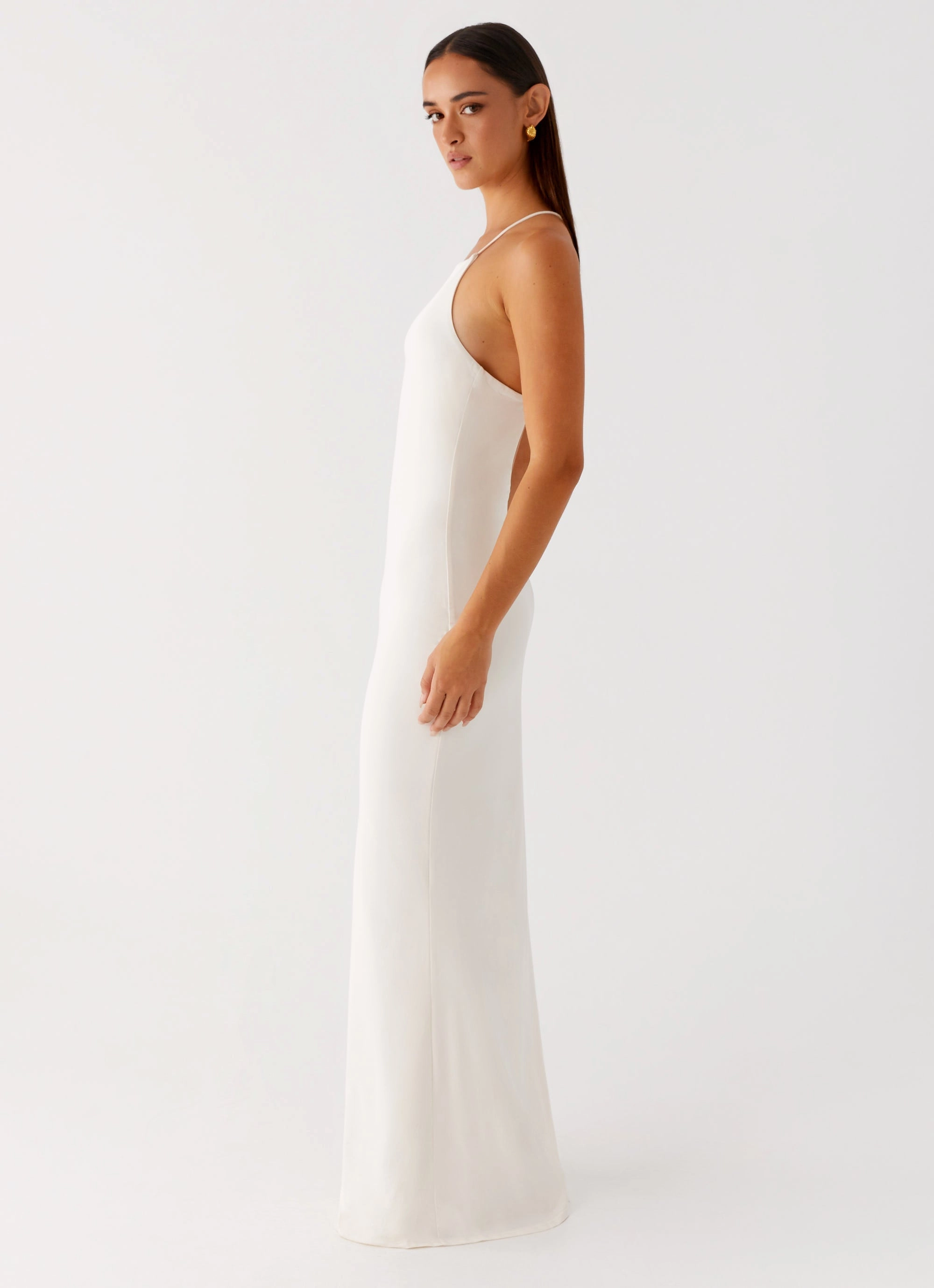 All-Purpose Comfort Airy Comfort Raffa Pearl Maxi Dress - Ivory