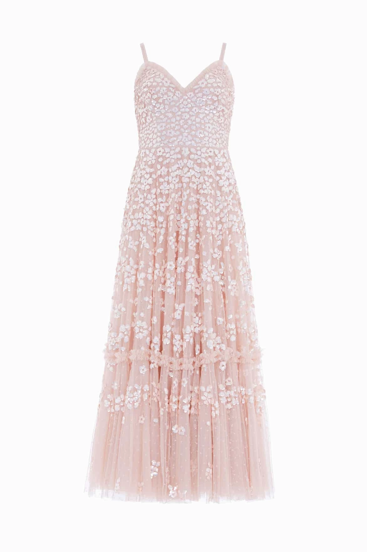 Urban Minimalism Layered Movement Maeva Cami Ankle Gown