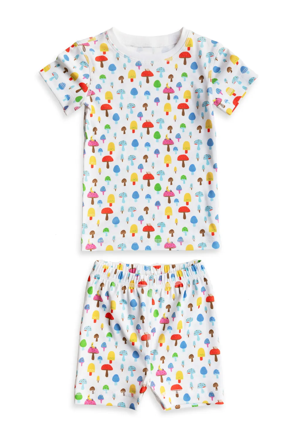 Magic Mushroom Organic Pima Cotton Shorts Pajama Set