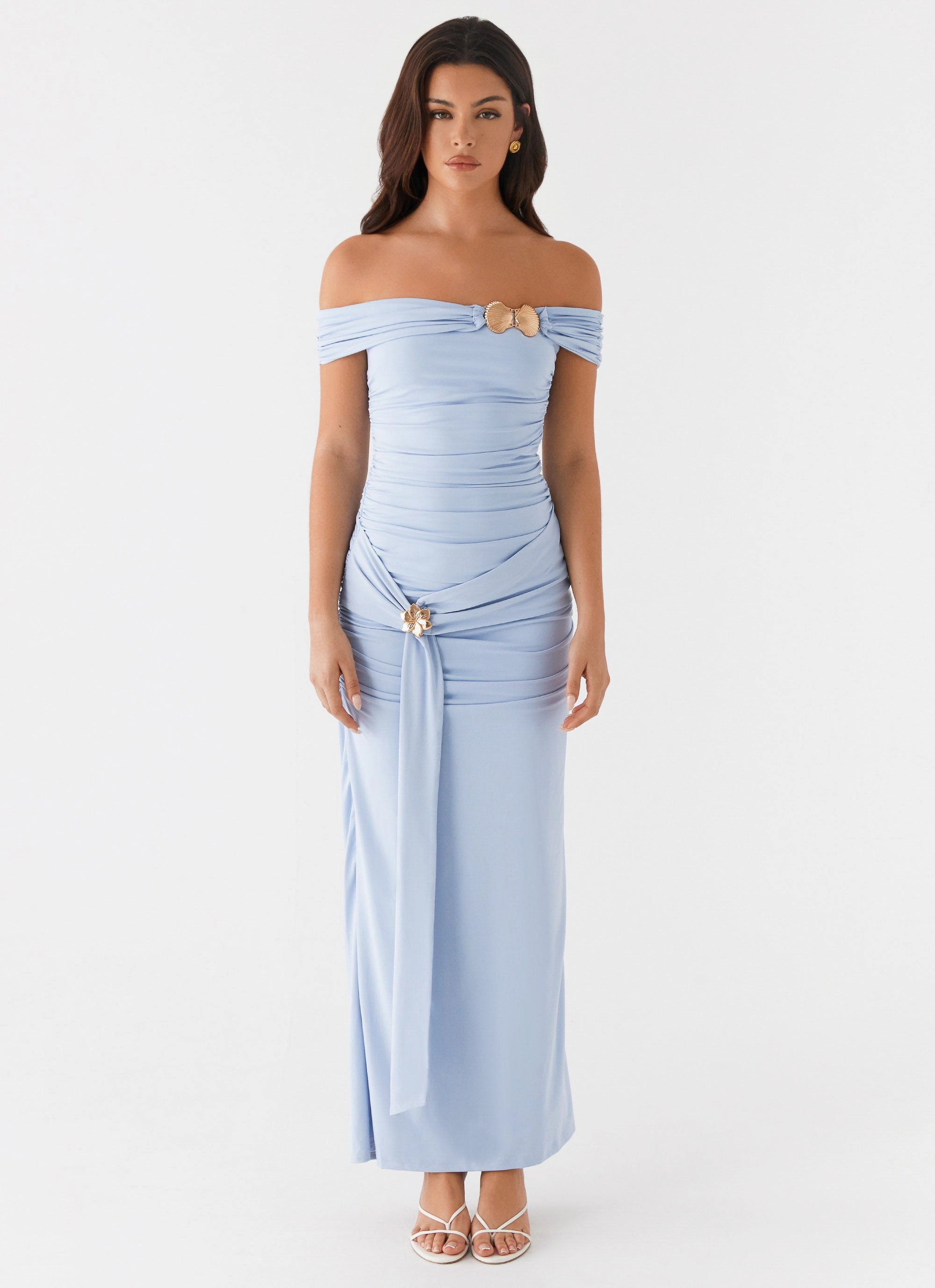 Majorly Maxi Dress - Blue Seasonal Fit