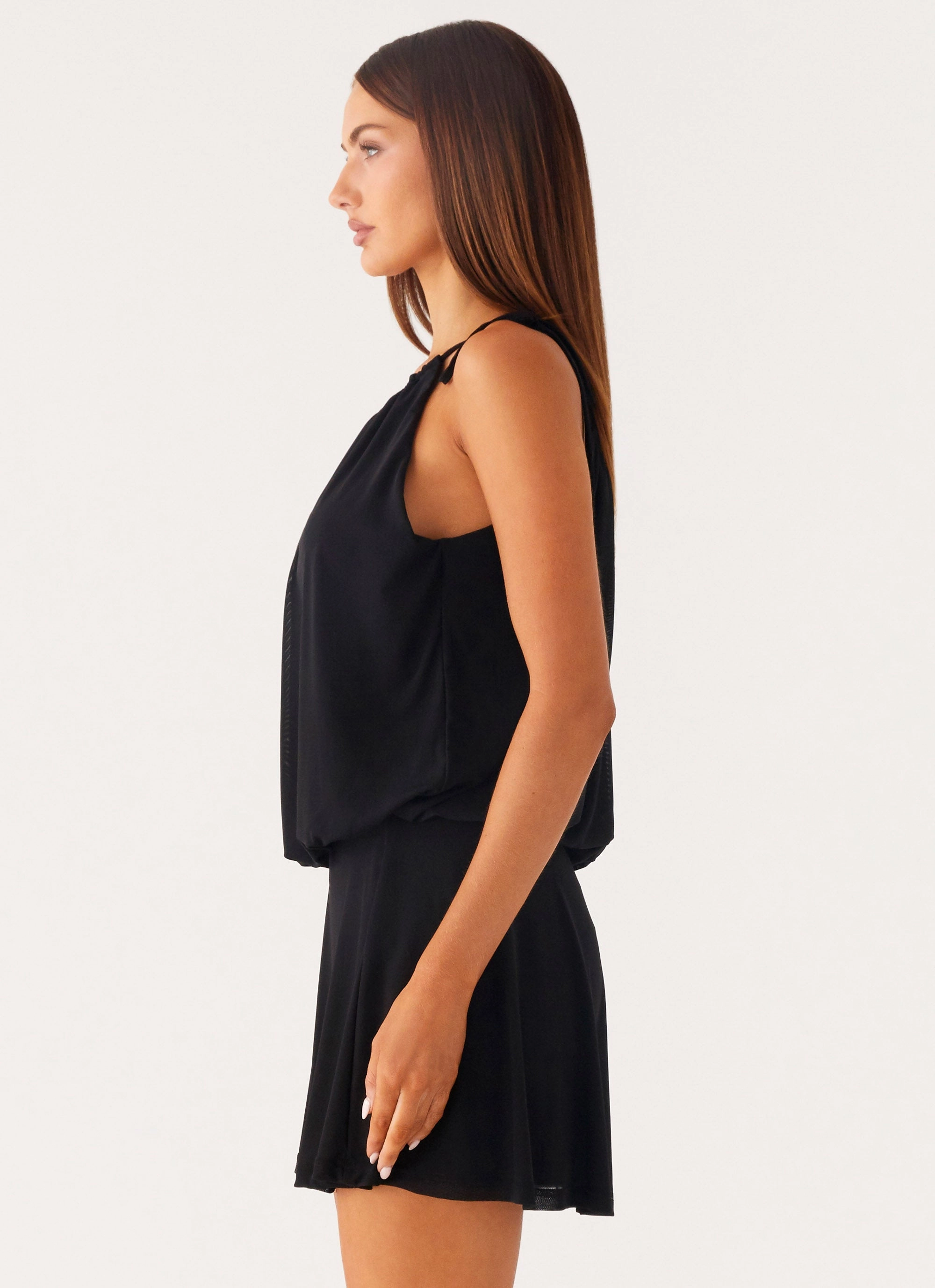Timeless Look Makes Sense Mini Dress - Black
