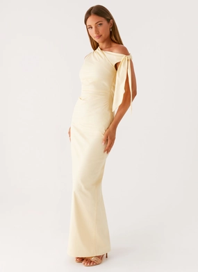 Trend Movement Draped-Style Marella Maxi Dress - Yellow