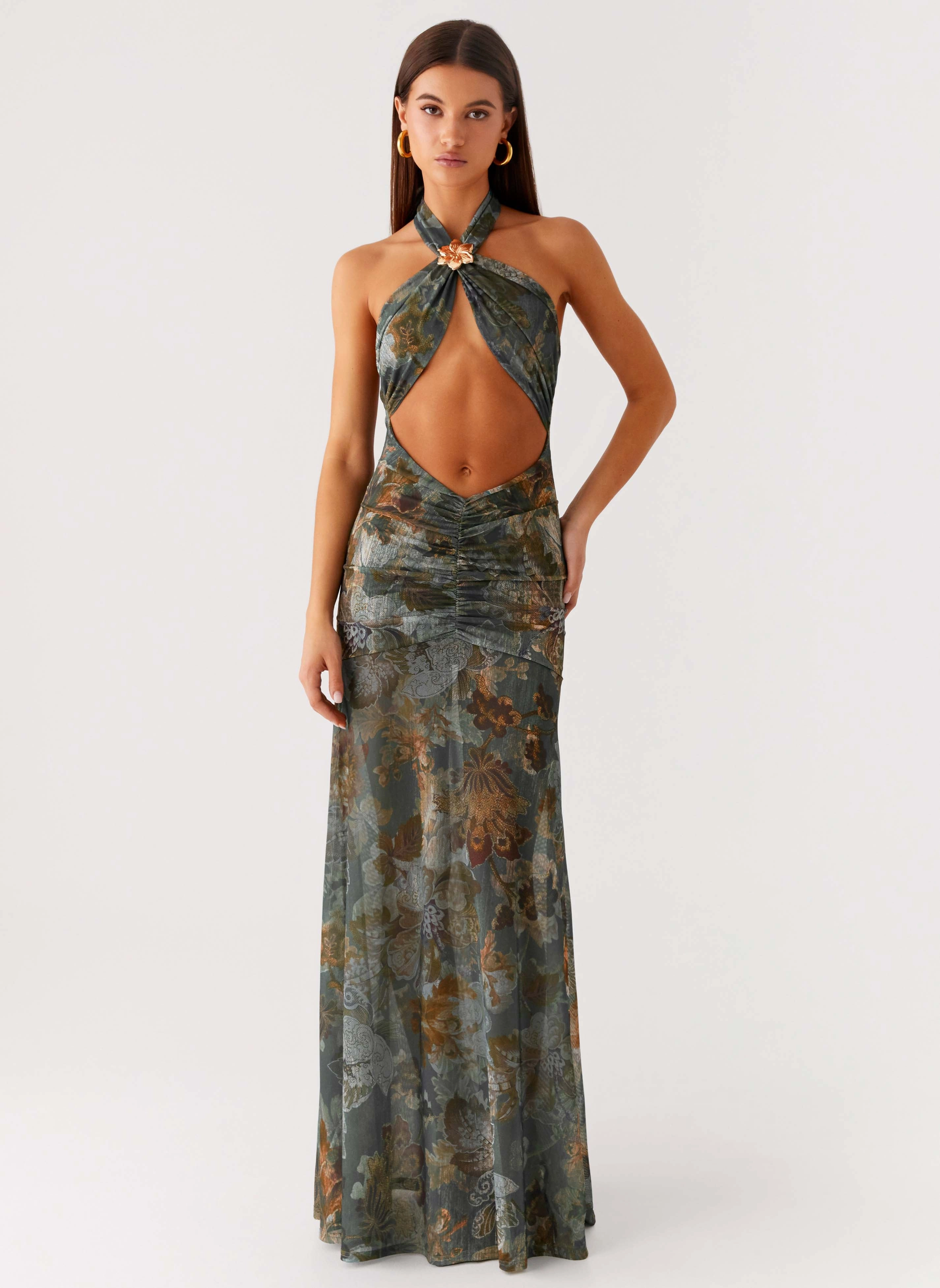 Mariam Maxi Dress - Vintage Blossom Casual Wear