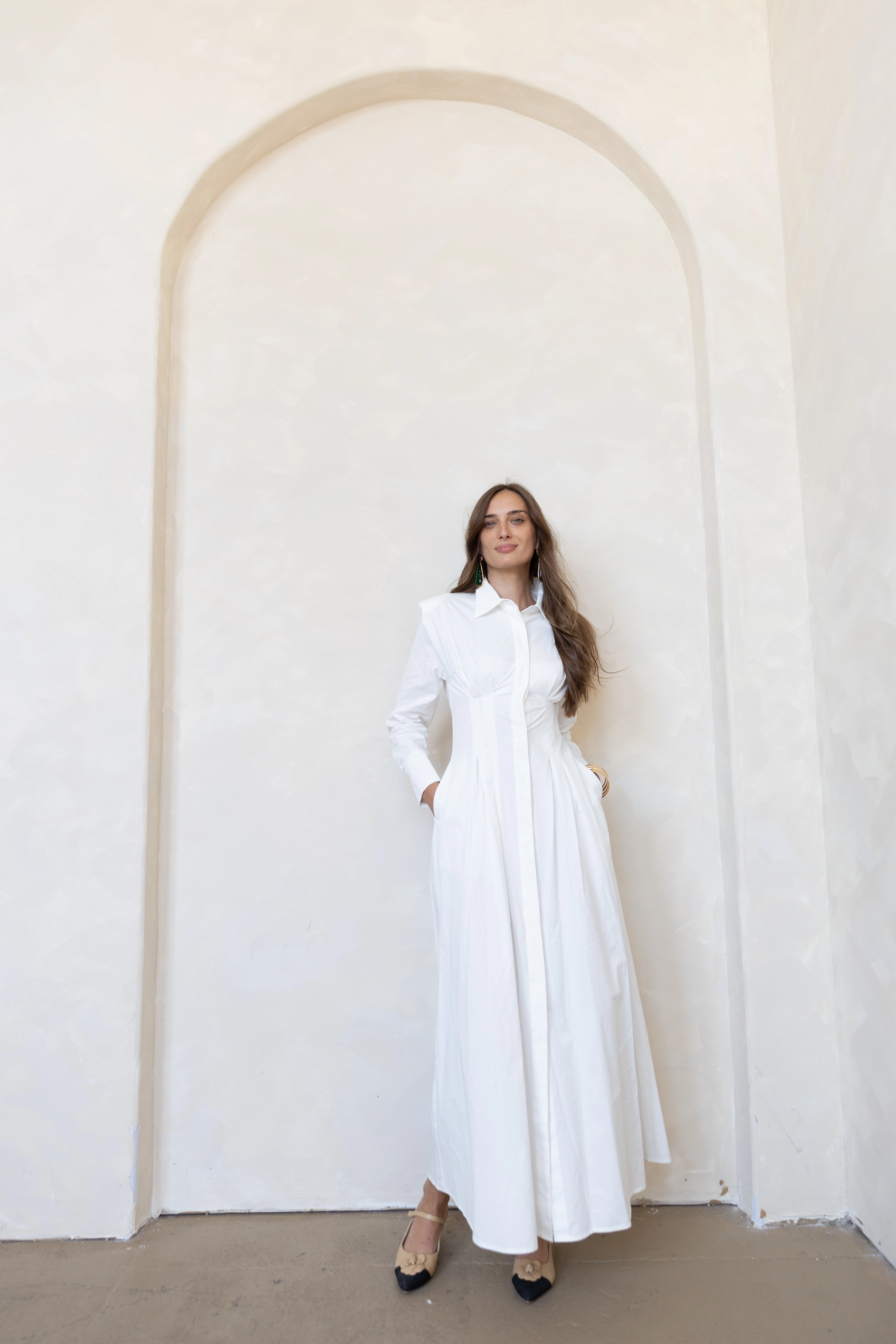 Marianna Dress Cool Draping Travel Edge