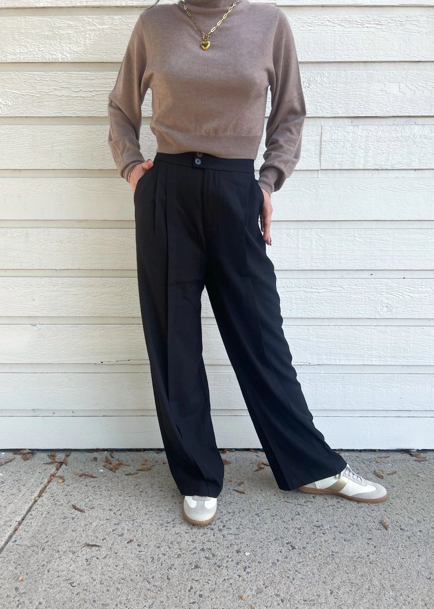 Sleek Comfort Compact Fit MARIE WIDE-LEG PANTS
