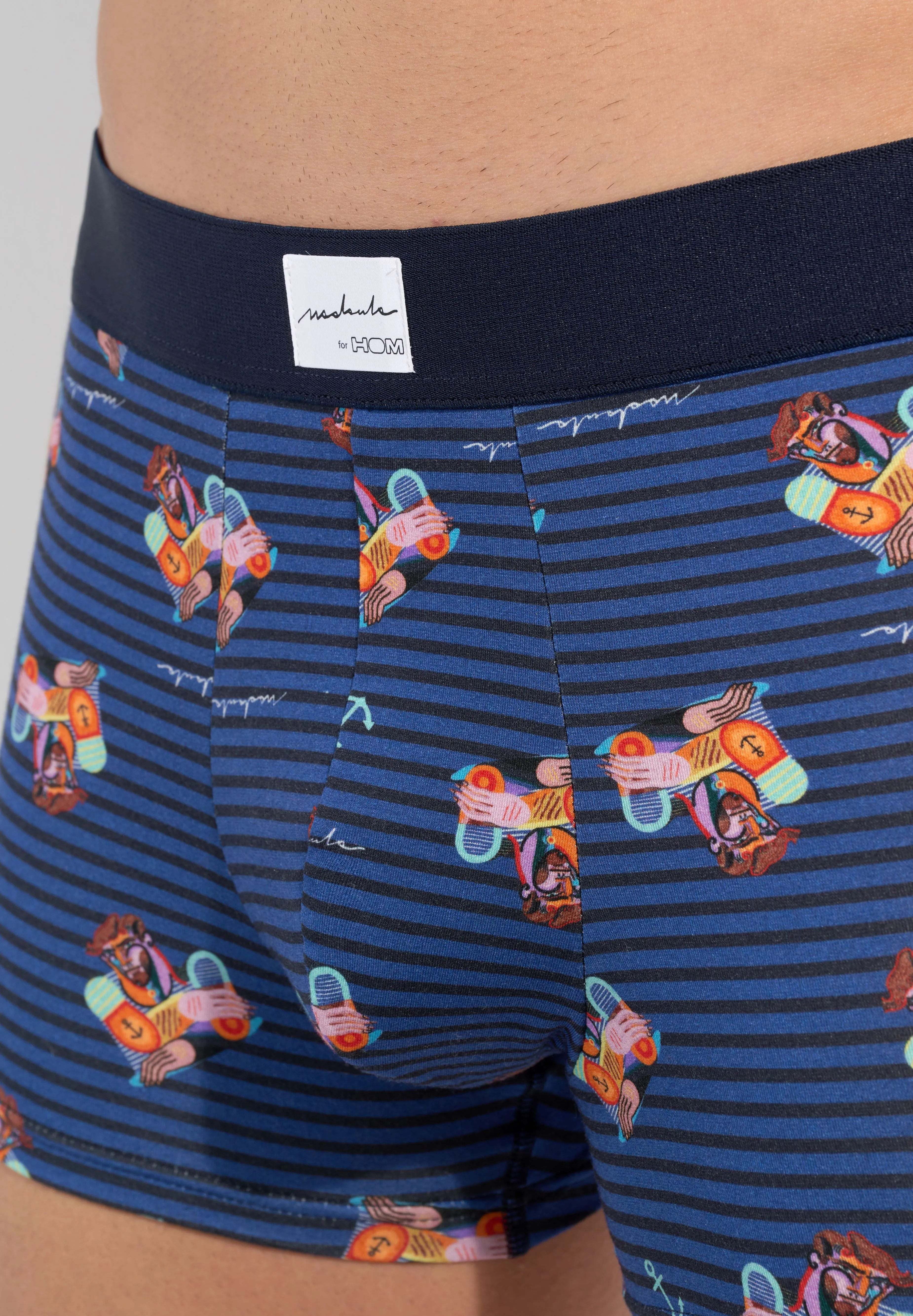 Marinero Boxer Briefs | Navy Print 402891-P0RA