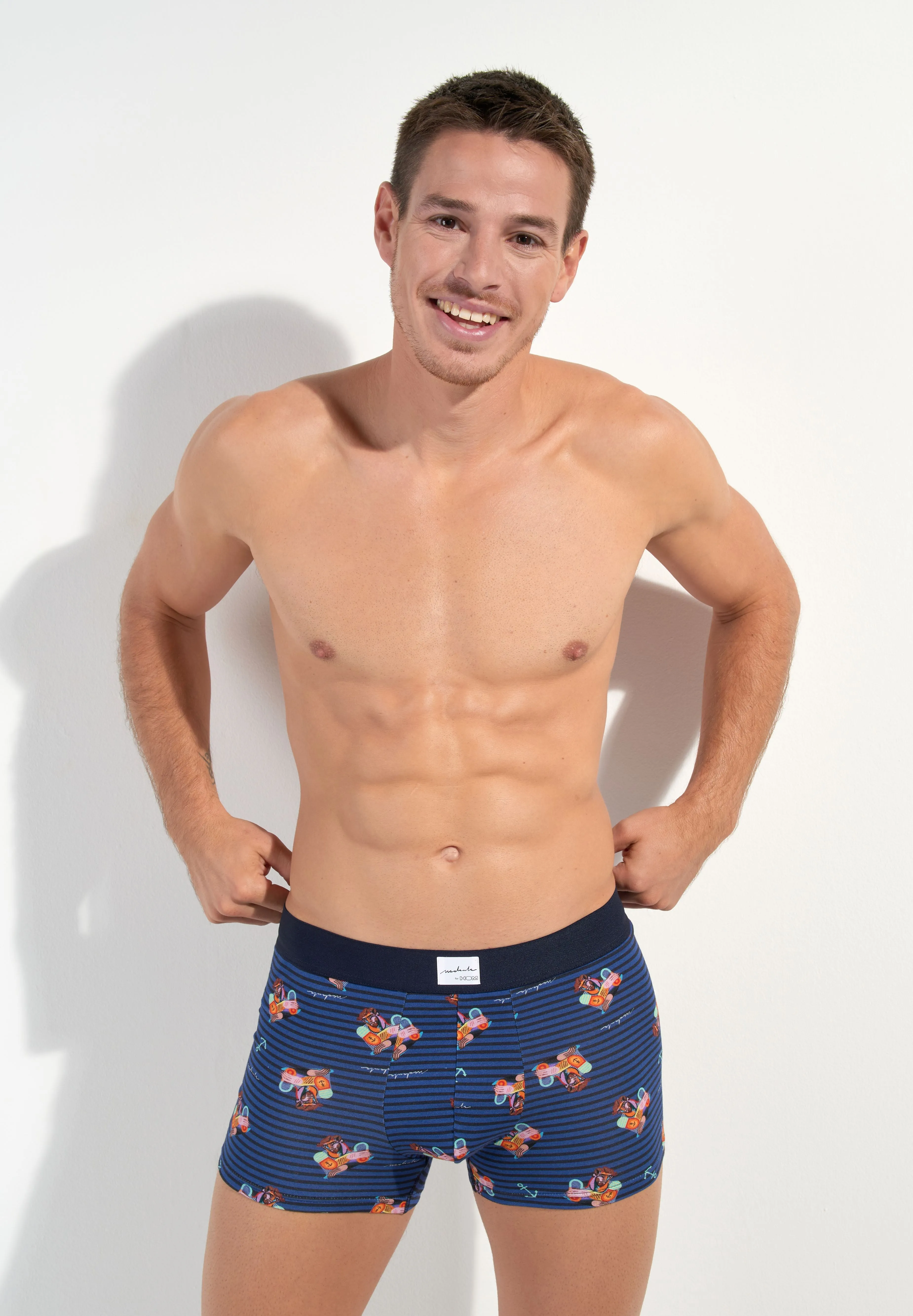 Marinero Boxer Briefs | Navy Print 402891-P0RA