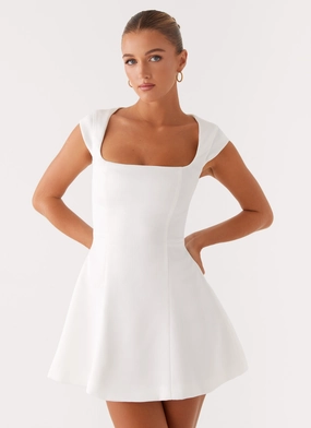 Artistic Edge Maryjane Mini Dress - White