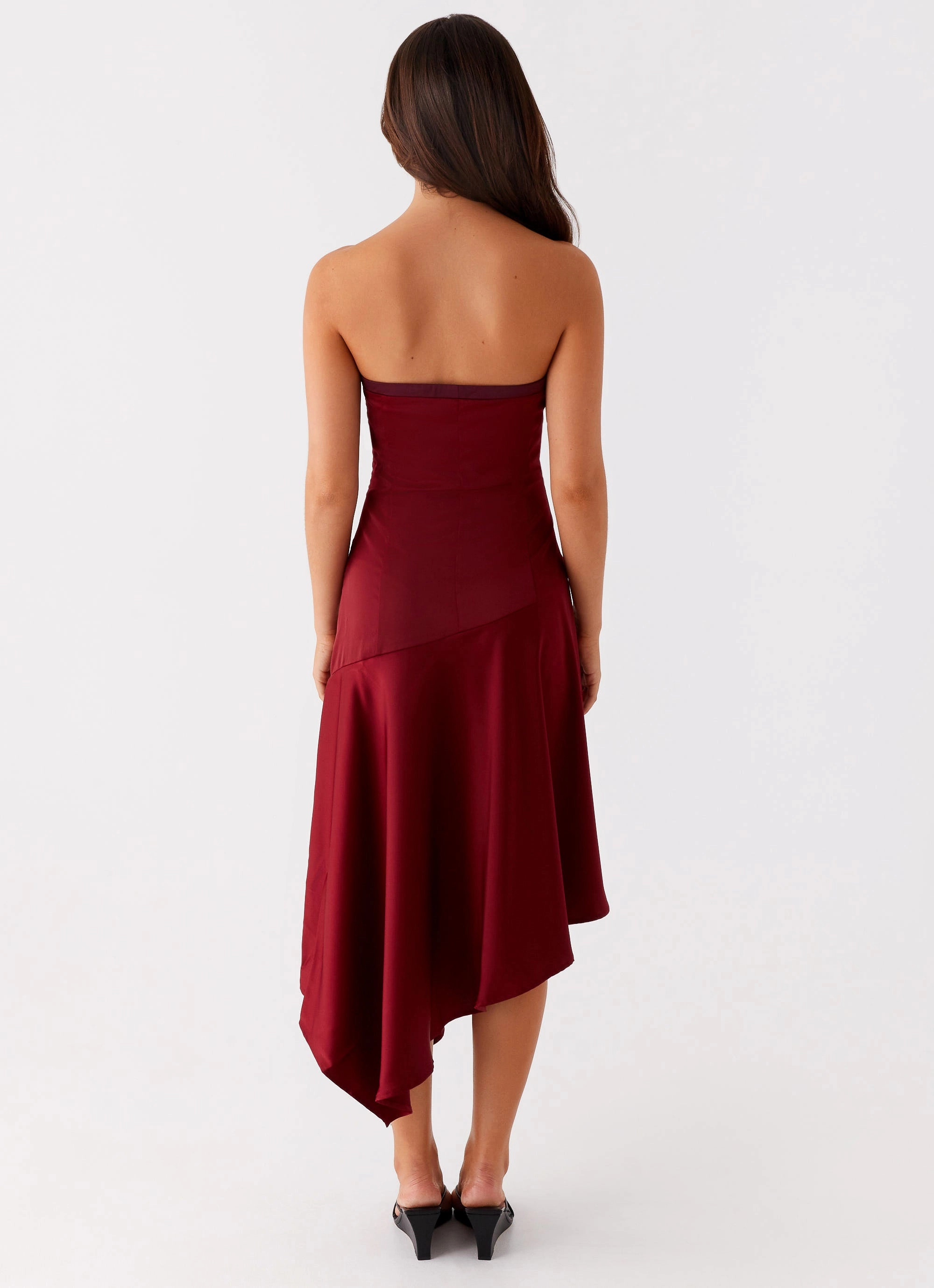 single wear Matisse Midi Dress - Red