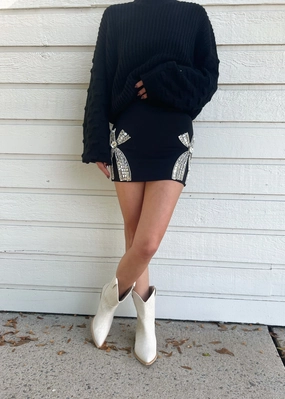 MAUDE MINI SKIRT Structured silhouette Modern Design