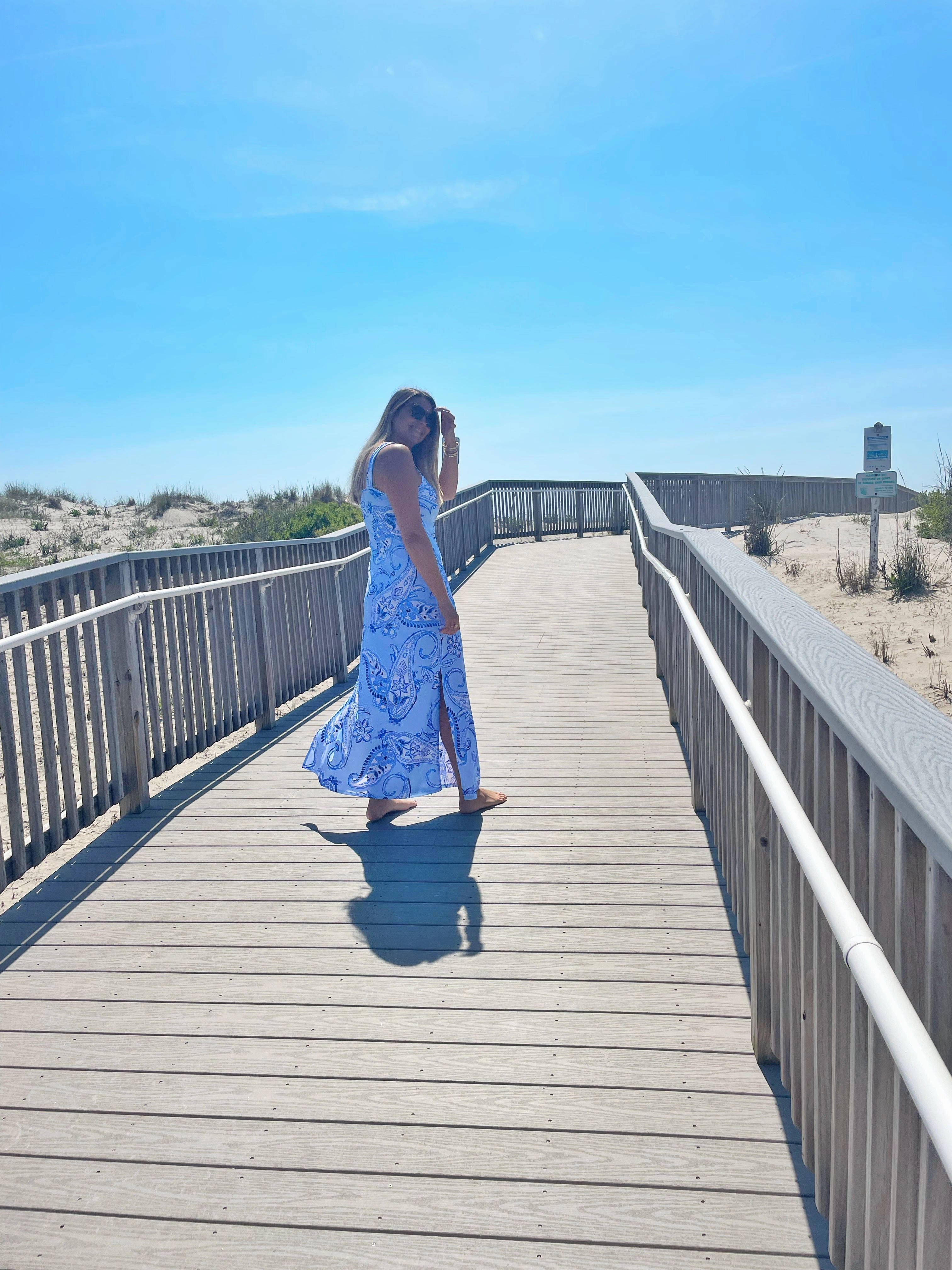 Maui Maxi Dress Oversized Paisley Flow Friendly Travel Ready