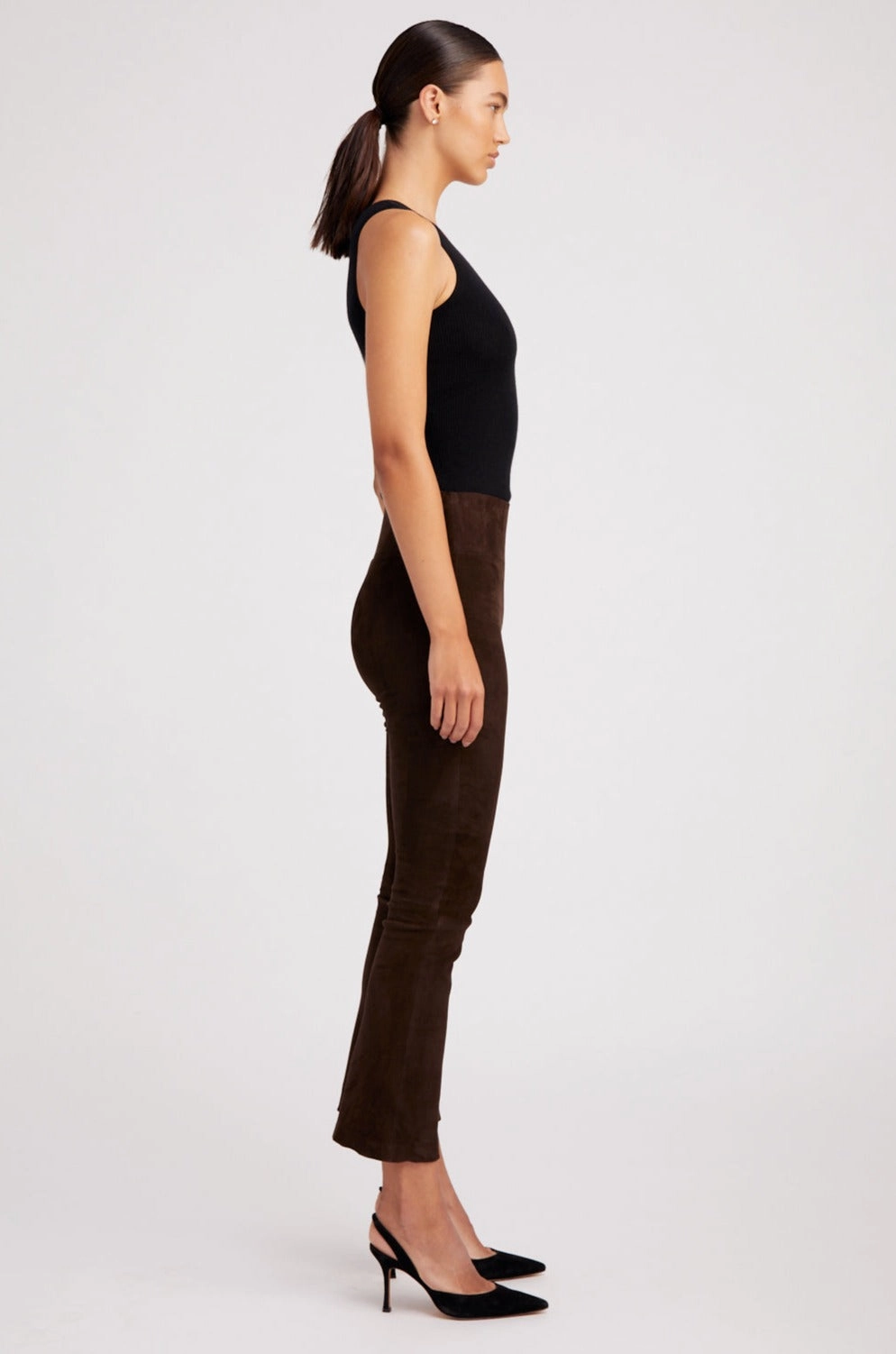 Cozy Wearable Americano Suede Ankle Flare