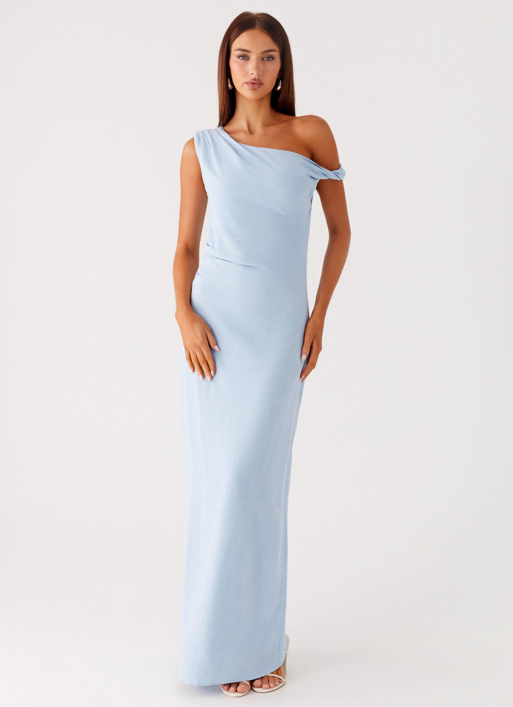 Mckenna Maxi Dress - Blue Leg-Lengthening