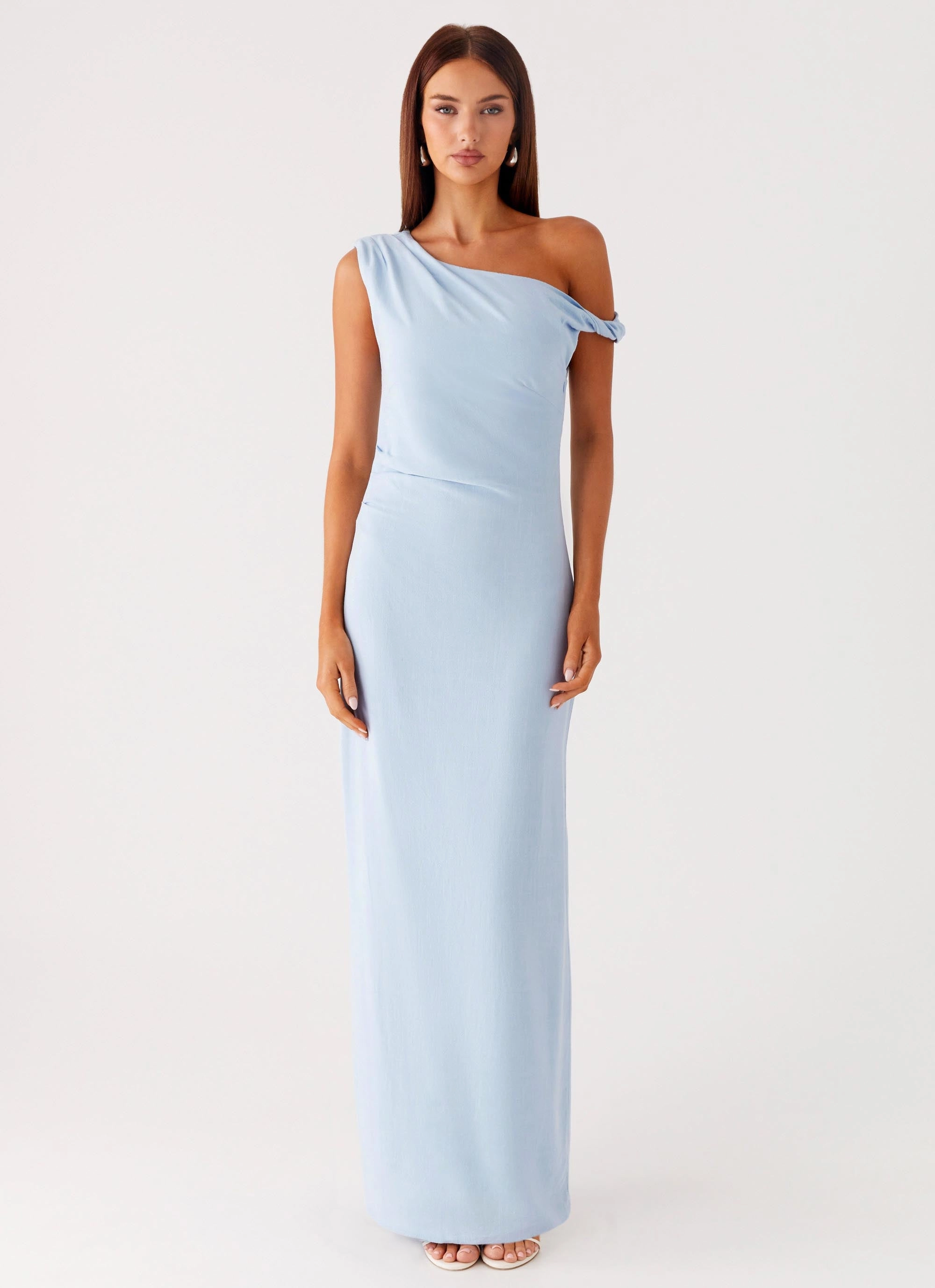 Layered Fit Mckenna Maxi Dress - Blue
