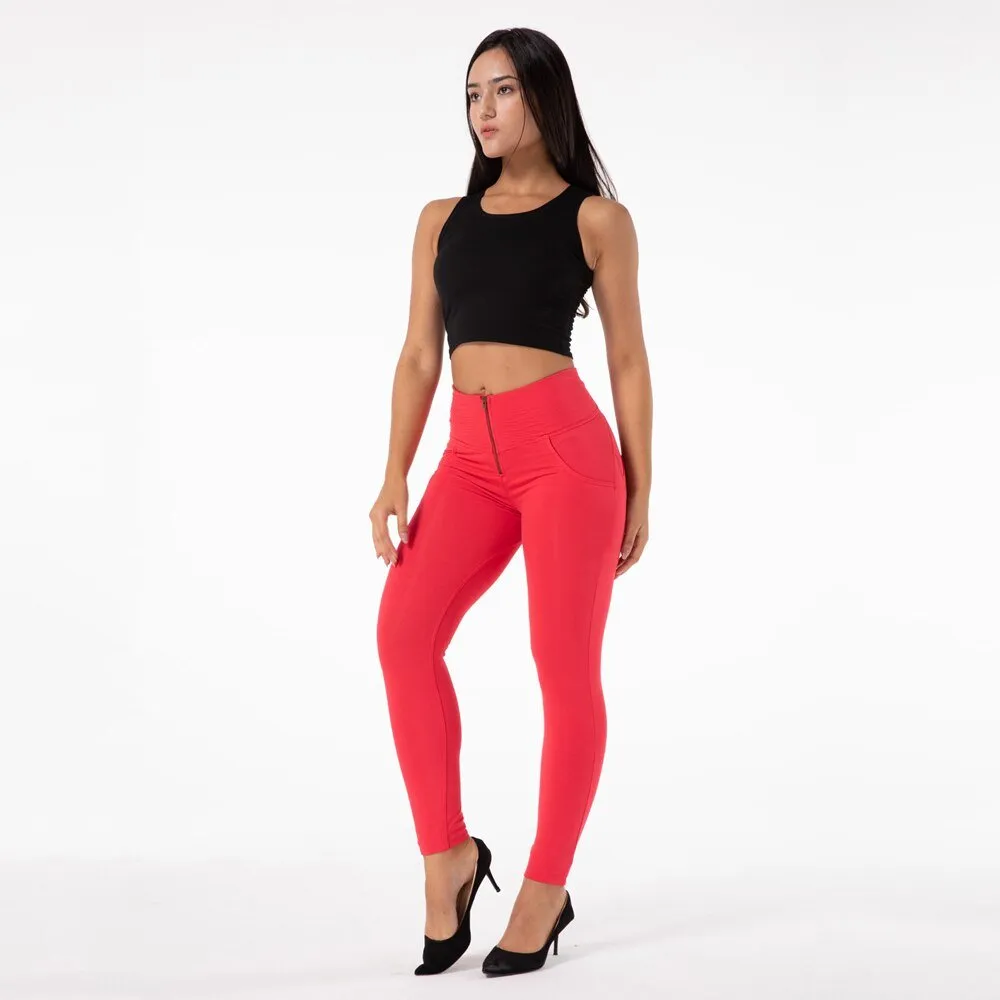 Melody Shaping Leggings High Waist Red