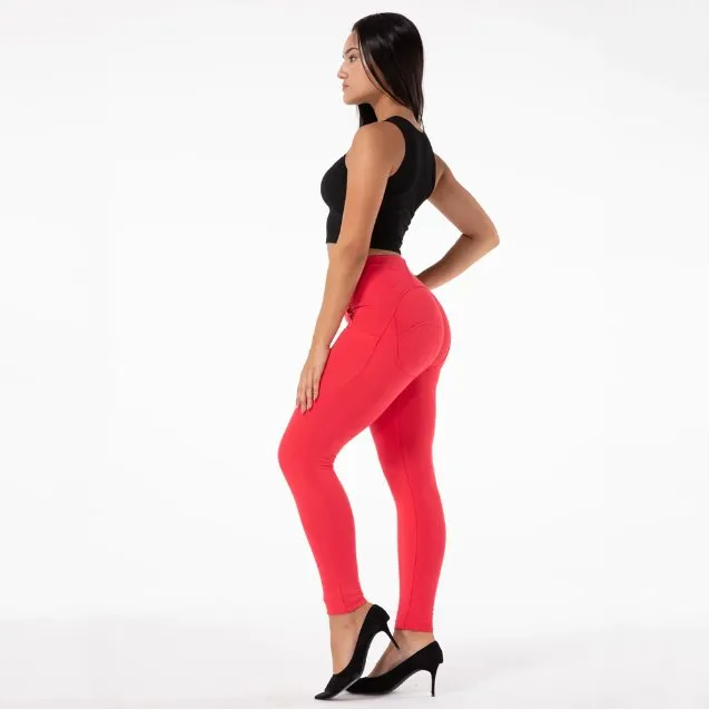 Melody Shaping Leggings High Waist Red