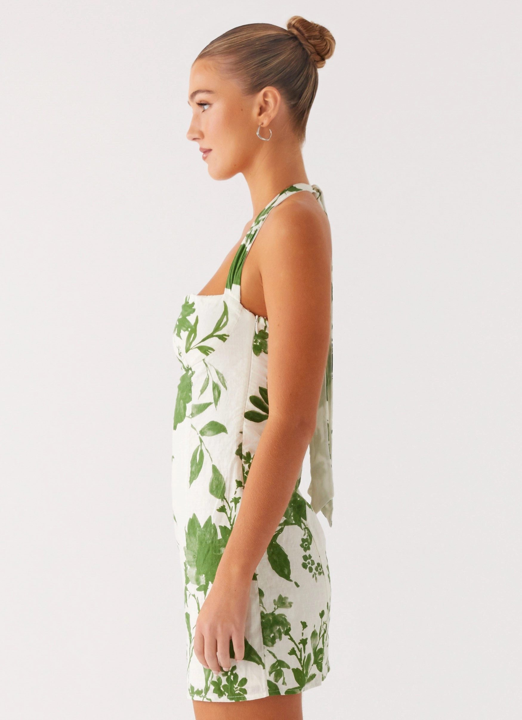 Trendy Wearable Melora Mini Dress - Verdant Bloom