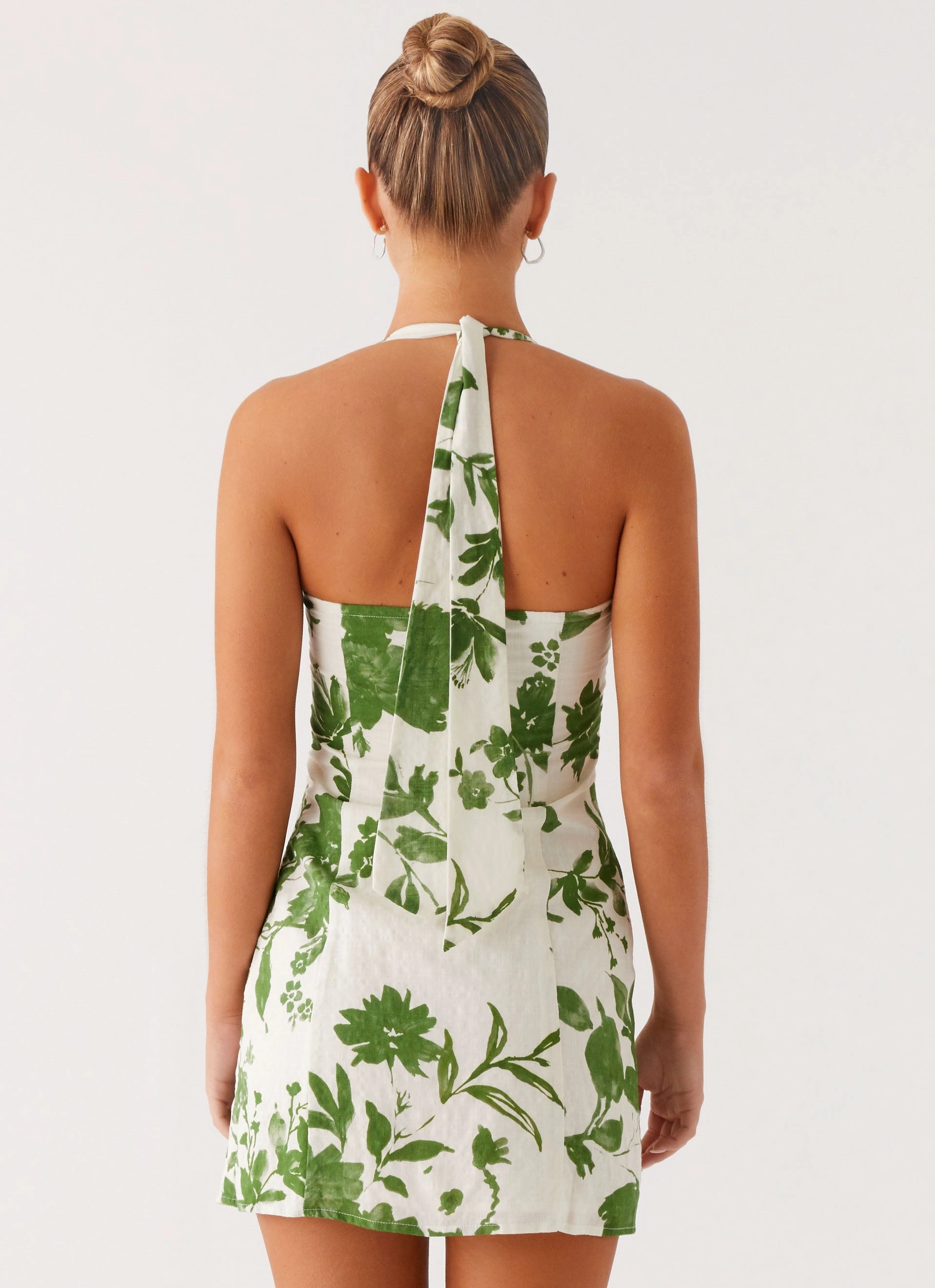 Joy Glow Melora Mini Dress - Verdant Bloom