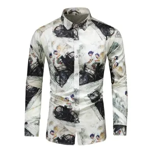 Men Luxury Boutique Long Sleeve Shirts XL S5055410