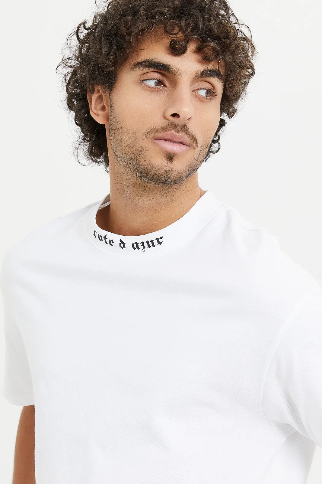 Men White Lounge Shirt