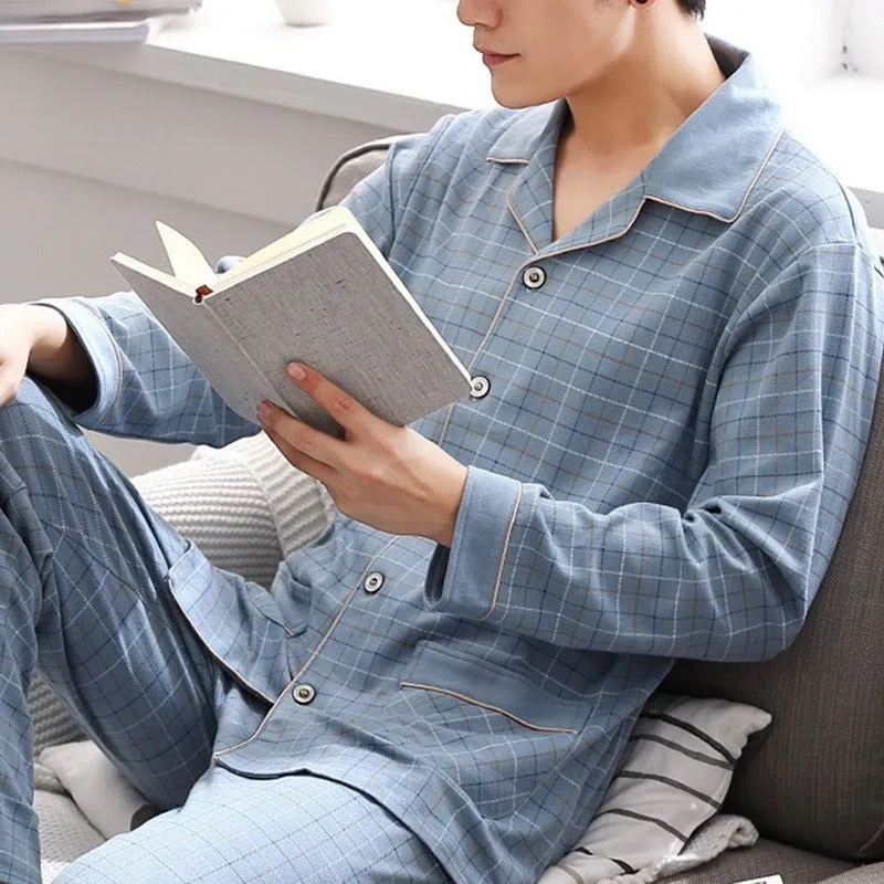Men's All-Cotton Pajamas, Perfect Blend of Comfort & Elegance, lioness-love
