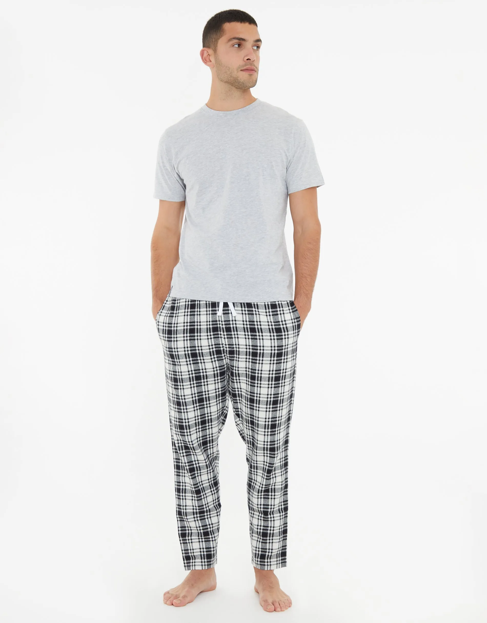 Men's Black & Grey Assorted Gifting Lounge Sets (4-Piece Set)