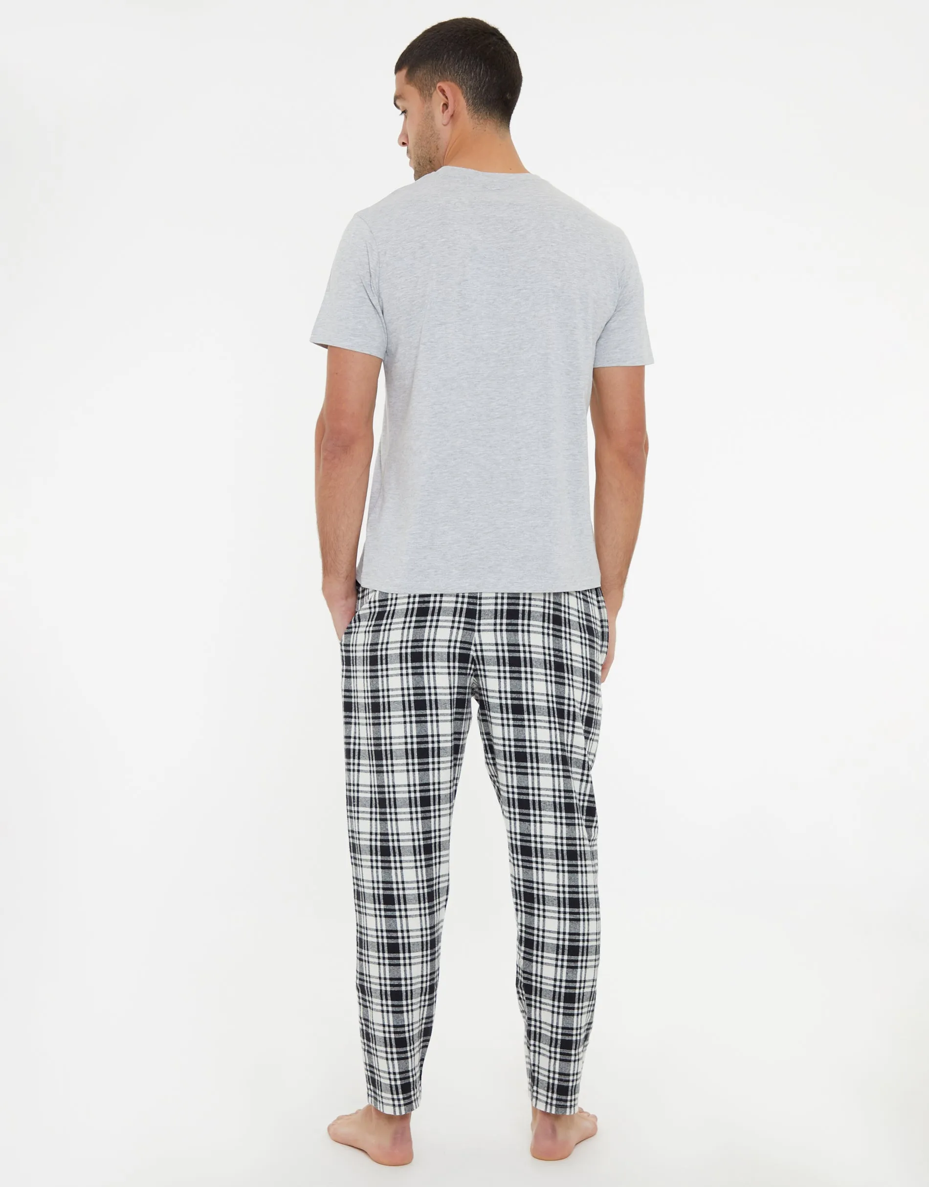 Men's Black & Grey Assorted Gifting Lounge Sets (4-Piece Set)