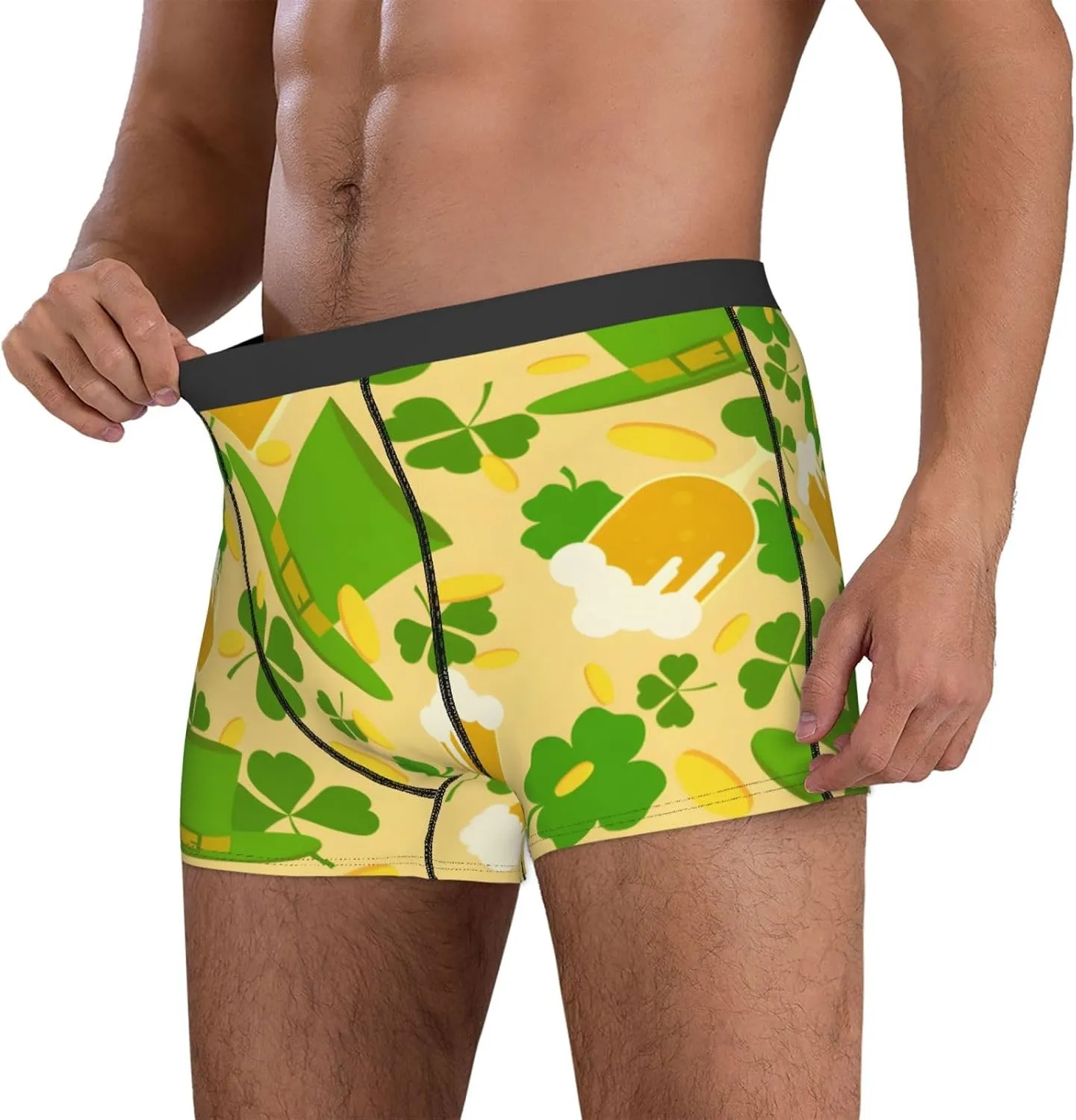 Men's Boxer Briefs Breathable Men's Underwear Boxer Briefs
