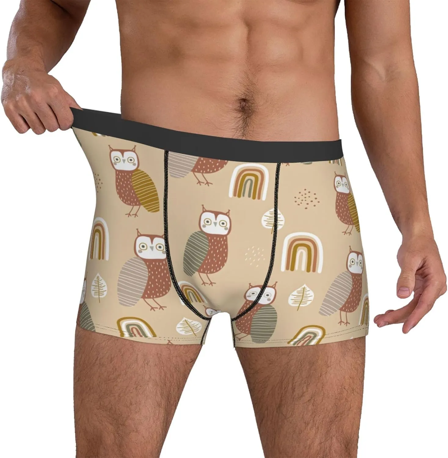 Men's Boxer Briefs Breathable Men's Underwear Boxer Briefs