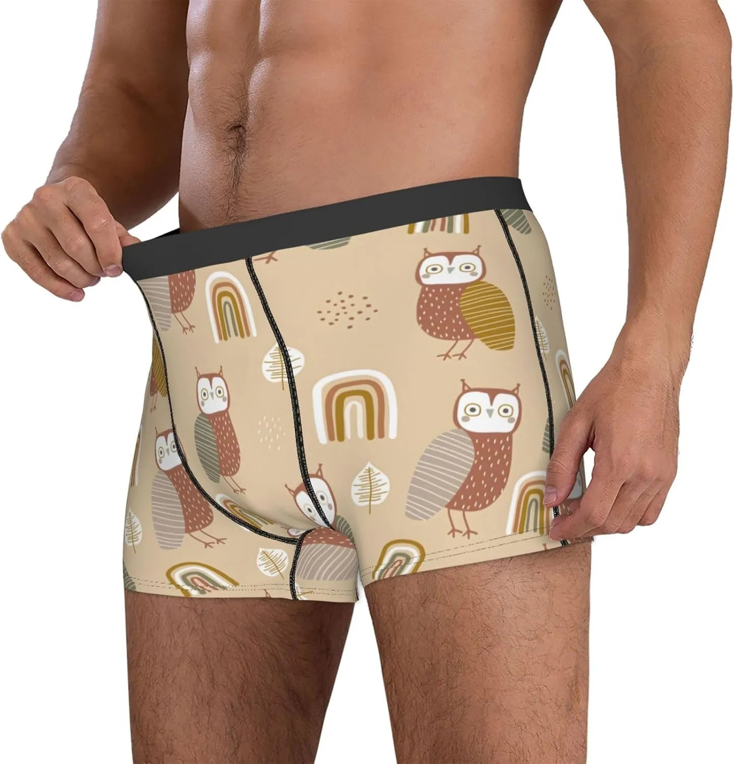 Men's Boxer Briefs Breathable Men's Underwear Boxer Briefs