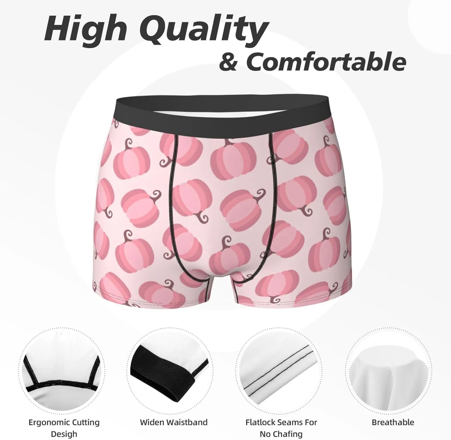 Men's Boxer Briefs Breathable Men's Underwear Boxer Briefs
