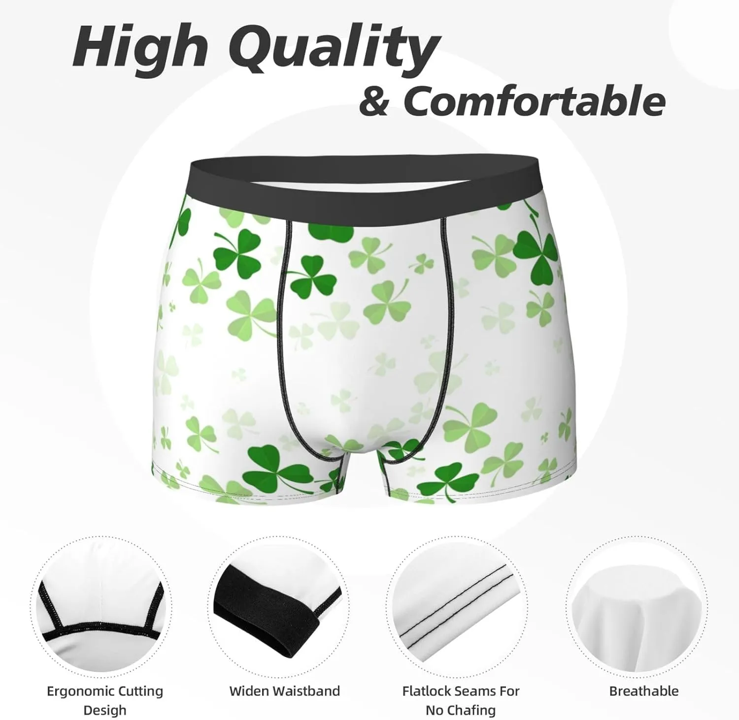 Men's Boxer Briefs Breathable Men's Underwear Boxer Briefs