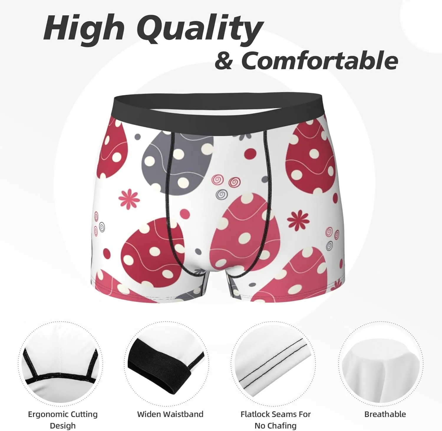 Men's Boxer Briefs Breathable Men's Underwear Boxer Briefs