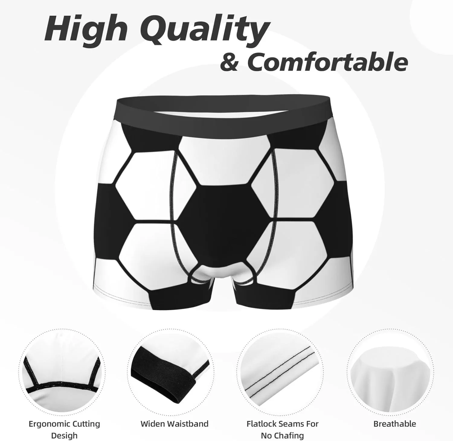 Men's Boxer Briefs Breathable Men's Underwear Boxer Briefs