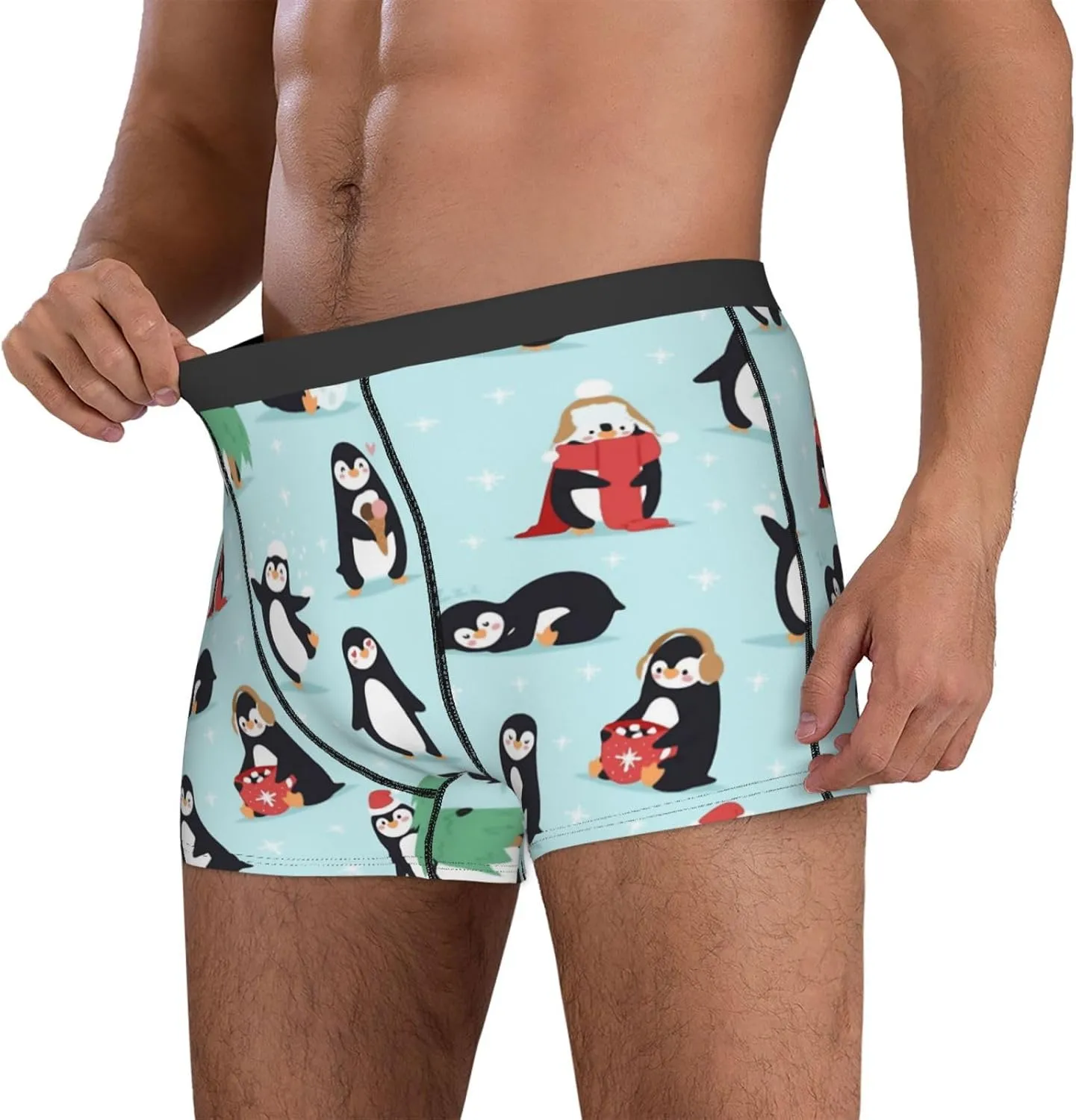 Men's Boxer Briefs Breathable Men's Underwear Boxer Briefs