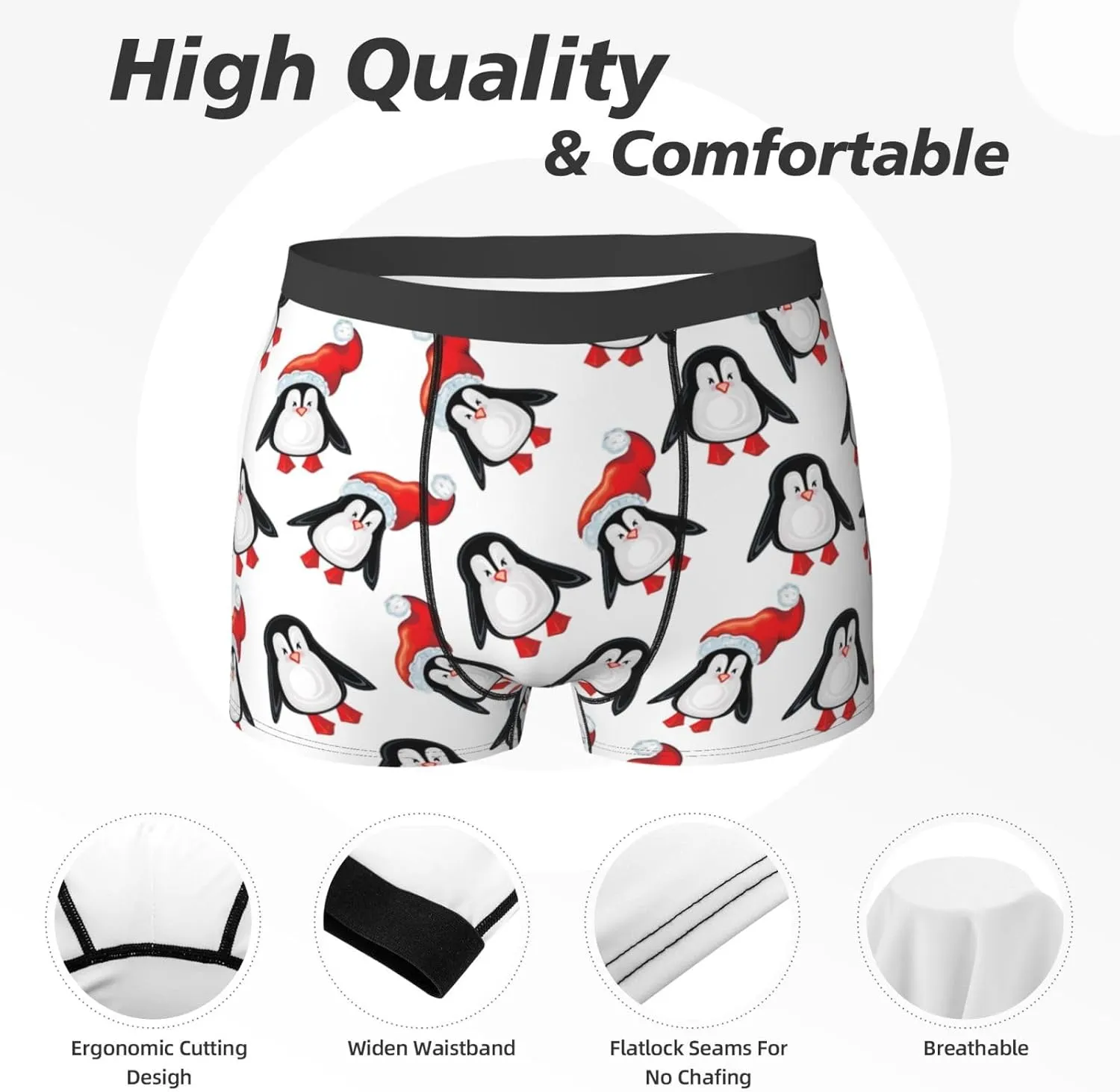 Men's Boxer Briefs Breathable Men's Underwear Boxer Briefs