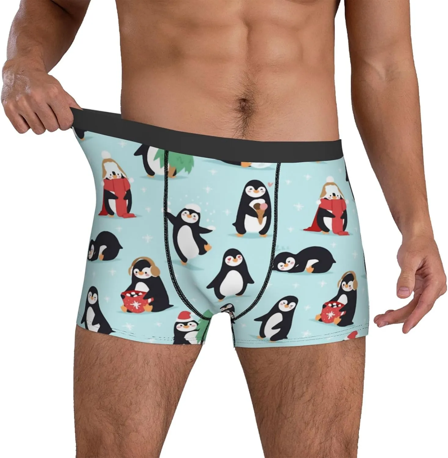 Men's Boxer Briefs Breathable Men's Underwear Boxer Briefs