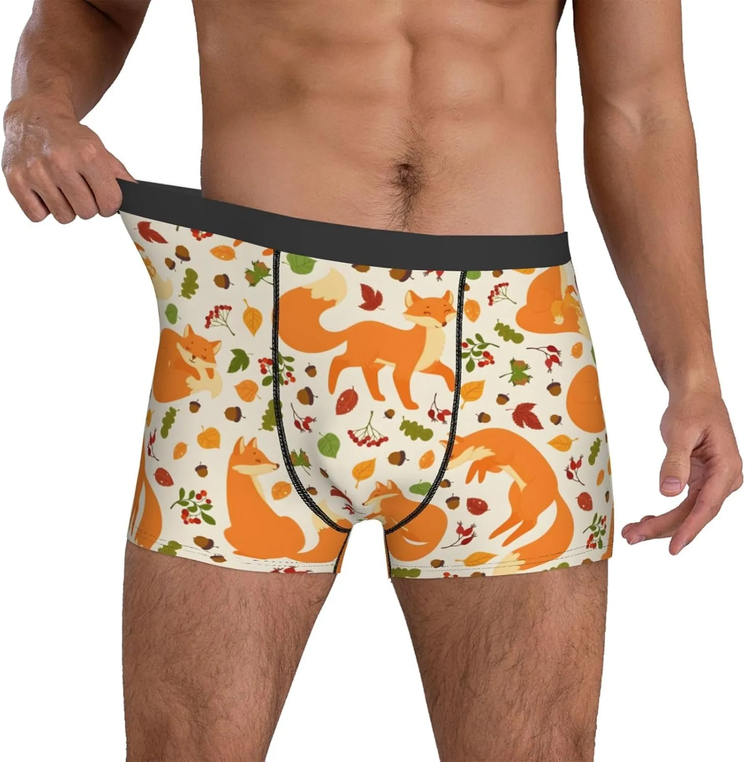 Men's Boxer Briefs Breathable Mens Underwear Briefs Soft