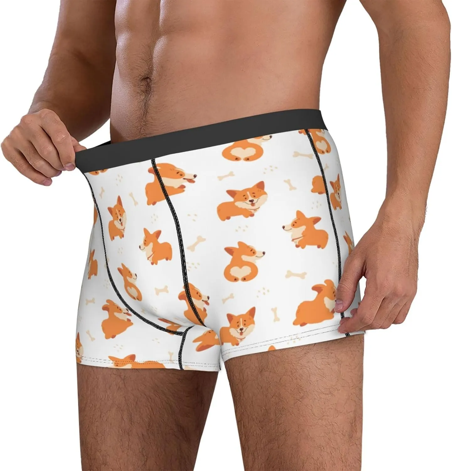 Men's Boxer Briefs Breathable Mens Underwear Briefs Soft