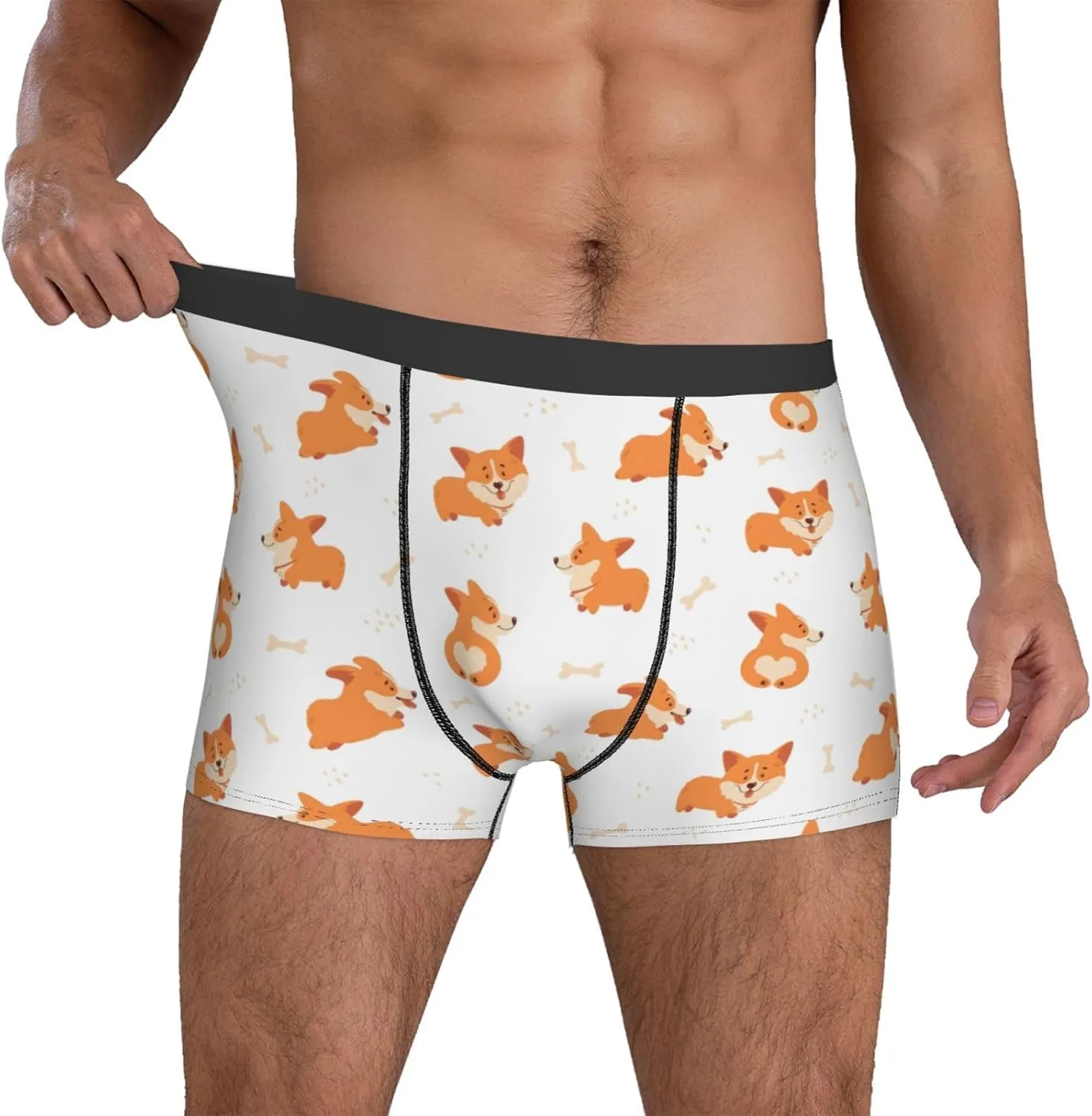 Men's Boxer Briefs Breathable Mens Underwear Briefs Soft
