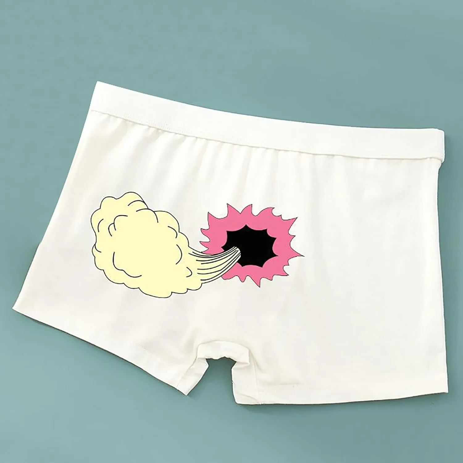 Men's Boxer Briefs Funny Novelty Underwear Breathable Soft Stretch Underwear for Men