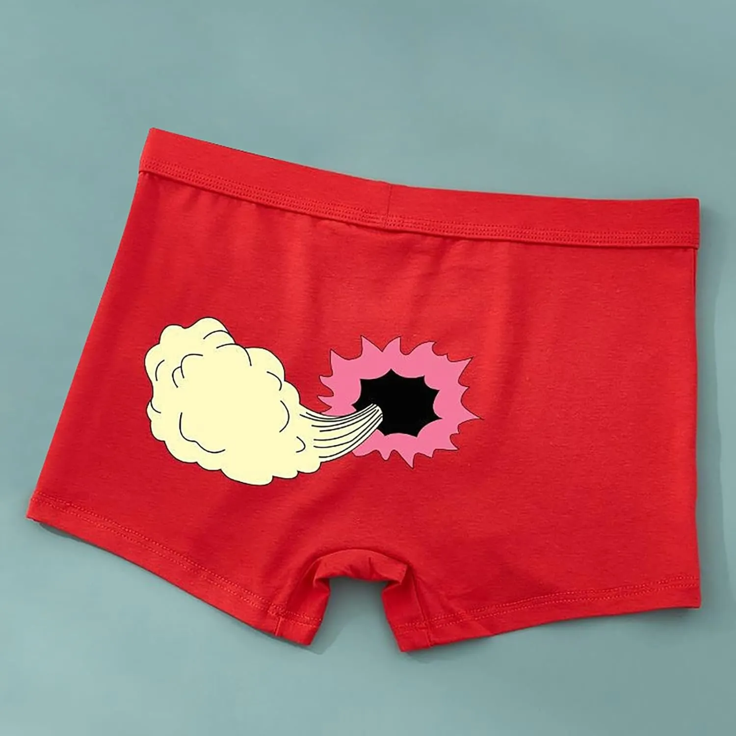 Men's Boxer Briefs Funny Novelty Underwear Breathable Soft Stretch Underwear for Men