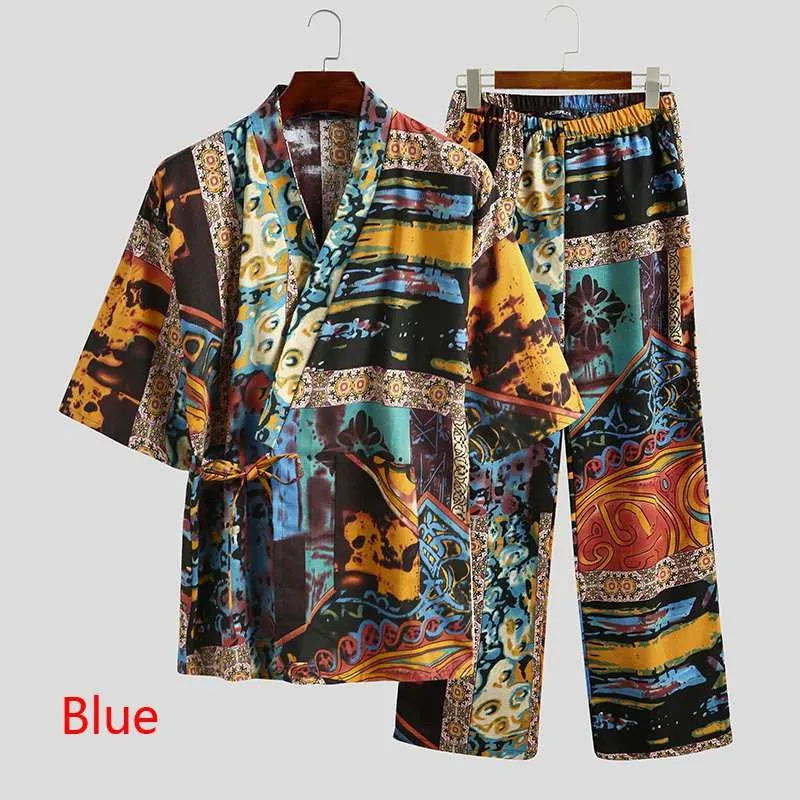 Men's Half Sleeve Printed Shirt With Pajama