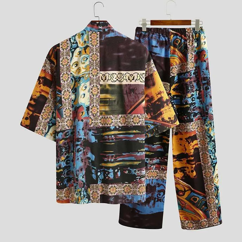 Men's Half Sleeve Printed Shirt With Pajama