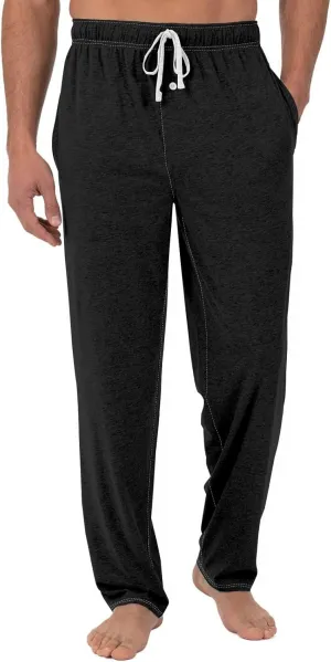 Men's Pajama Bottoms Cotton Comfy Drawstring Waist Sleep Lounge Pants with Pockets Loose Fit Pajama Pants