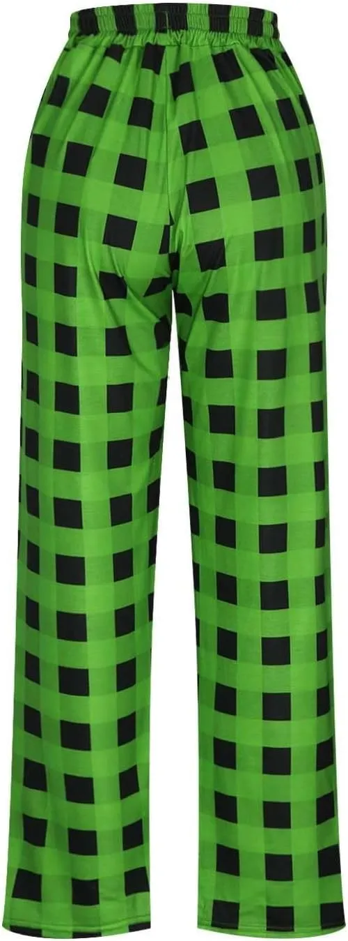 Mens Pajama Pants 2024 Mens Heavyweight Flannel Plaid Pajama Pants Cotton Sleep Lounge Pant Purple Pajama Pants
