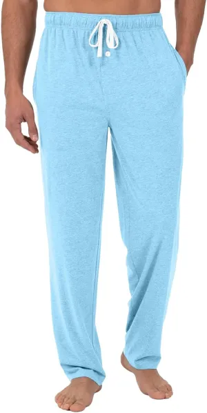 Mens Pajama Pants Soft Comfy Drawstring Waist Sleep Lounge Pants with Pockets Loose Cotton Pajama Bottoms Sleepwear