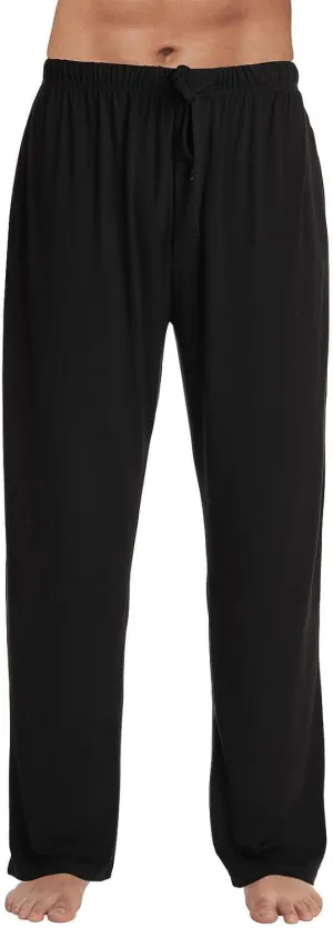 Mens Pj Pants Loose Fit Soft Open Leg Cotton Pajama Pants Comfy Sleep Pants Lightweight Pajama Bottoms with Pockets